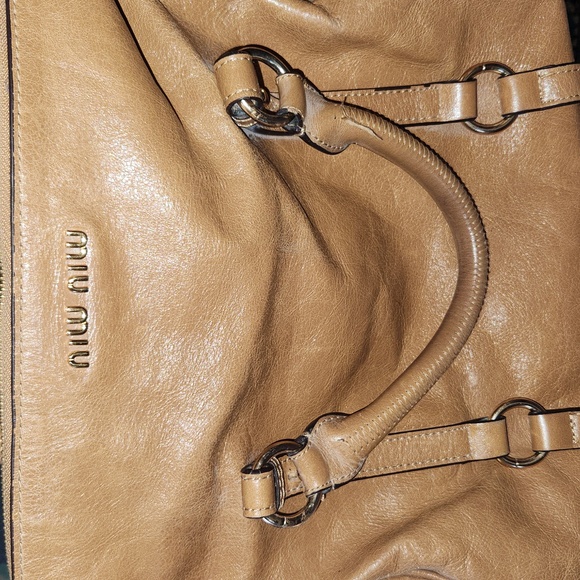 MIUMIU Vitello Lux Ribbon 2 Way Bag - Picture 2 of 12